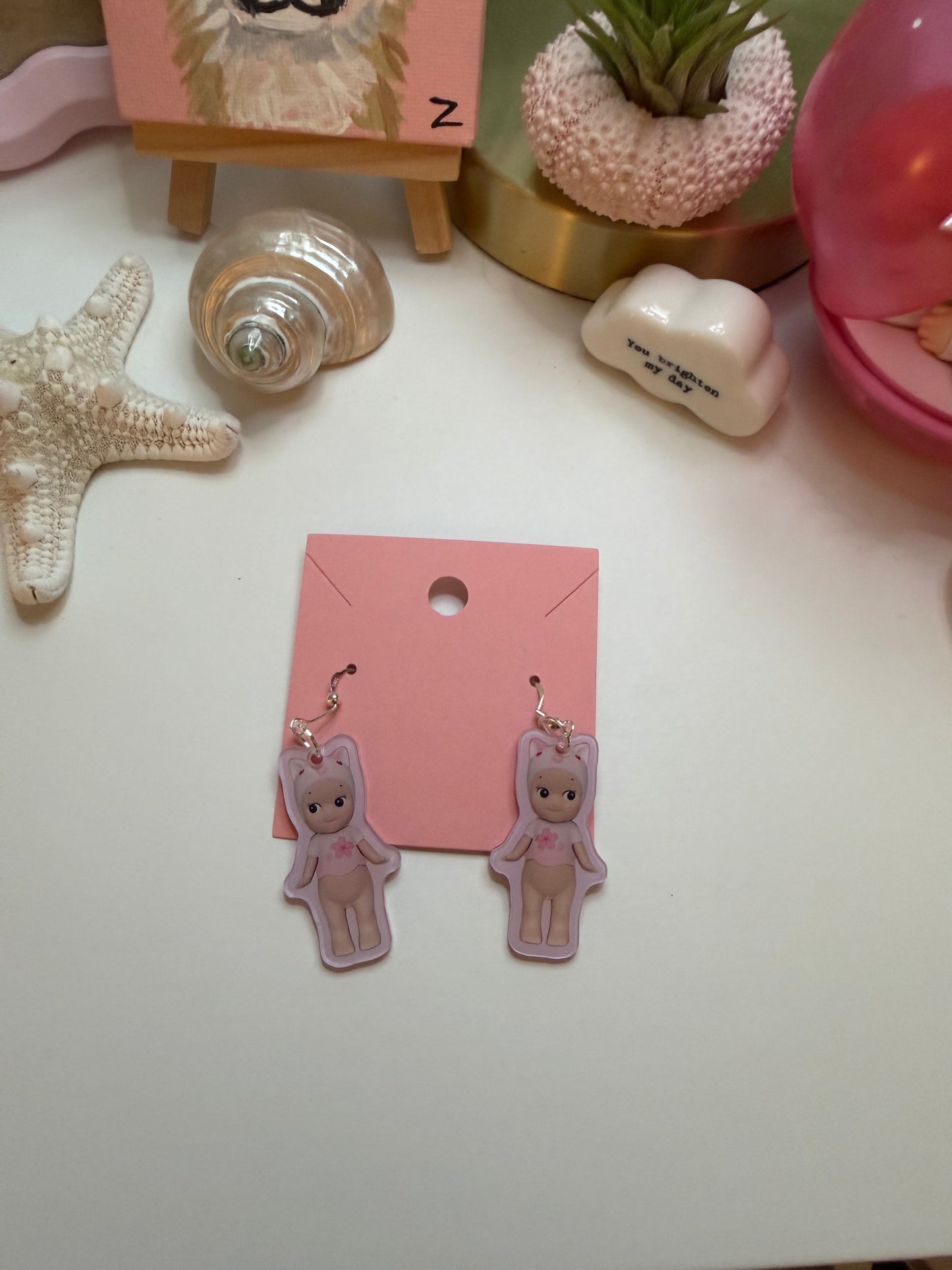 Sonny Cherry Cat Earrings